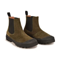 Pataugas AUTHENTIQUE C/S F4H KAKI -Pataugas Magasin 628191 BOOTS FEMME OG C S F4H KAKI 4WEB