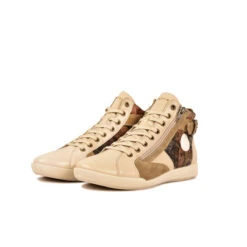 Pataugas PALME/CRI F4H BEIGE -Pataugas Magasin 628269 150 BASKET HAUTE FEMME PALME CRI F4H BEIGE 5