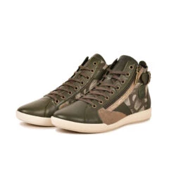 Pataugas PALME/WT F4H KAKI -Pataugas Magasin 628274 BASKET FEMME PALME WT KAKI 5