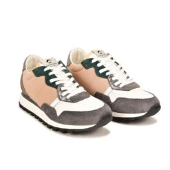 Pataugas ASTATE/MIX F4H ARGENT -Pataugas Magasin 628285 BASKET FEMME ASTATE MIX GRIS PECHE web4