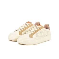 Pataugas BASALTE/MIXL F4I CRÈME -Pataugas Magasin BASKET FEMME BASALT MIXL F4I CREME 628475 155 5