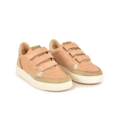 Pataugas BASALTE S/N F2I BEIGE/DORÉ -Pataugas Magasin BASKET FEMME BASALTE S N F2I BEIGE DOREE 628444 931 4
