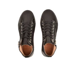 Pataugas PALME/MIXGL F4I NOIR -Pataugas Magasin BASKET FEMME PALME MIXGL F4I NOIR 628457 850 6