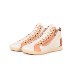 Pataugas PALME/PER F2I ABRICOT -Pataugas Magasin BASKET FEMME PALME PER F2I ABRICOT 628402 252 5