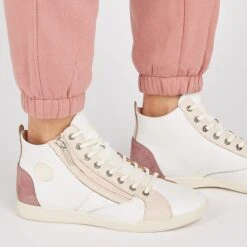 Pataugas PALME/PER F2I ROSE -Pataugas Magasin BASKET FEMME PALME PER F2I ROSE 628402 300 Porte 2