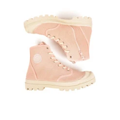 Pataugas AUTHENTIQUE M/ZIPTI F2I ROSE -Pataugas Magasin BOOTS FEMME OG MID ZIP ROSE PALE 628347 300 6