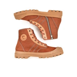 Pataugas AUTHENTIQUE ZIP/SCSH F4I TERRACOTTA -Pataugas Magasin BOOTS FEMME OG ZIP SCSH F4I TERRACOTTA 628502 255 6