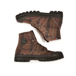 Pataugas AUTHENTIQUE MADE IN FRANCE F4G Tartan Marron -Pataugas Magasin BOOTS HOMME AUTHENTIQUE W H4G TARTAN MARRON 6