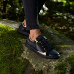 Pataugas JESTER/MIX F4H NOIR/DORÉ -Pataugas Magasin F Jester MIX Noir Dore