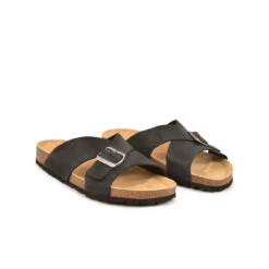 Pataugas LUDO/MIX H2I NOIR -Pataugas Magasin SANDALE HOMME LUDO MIX H2I NOIR 628533 850 4