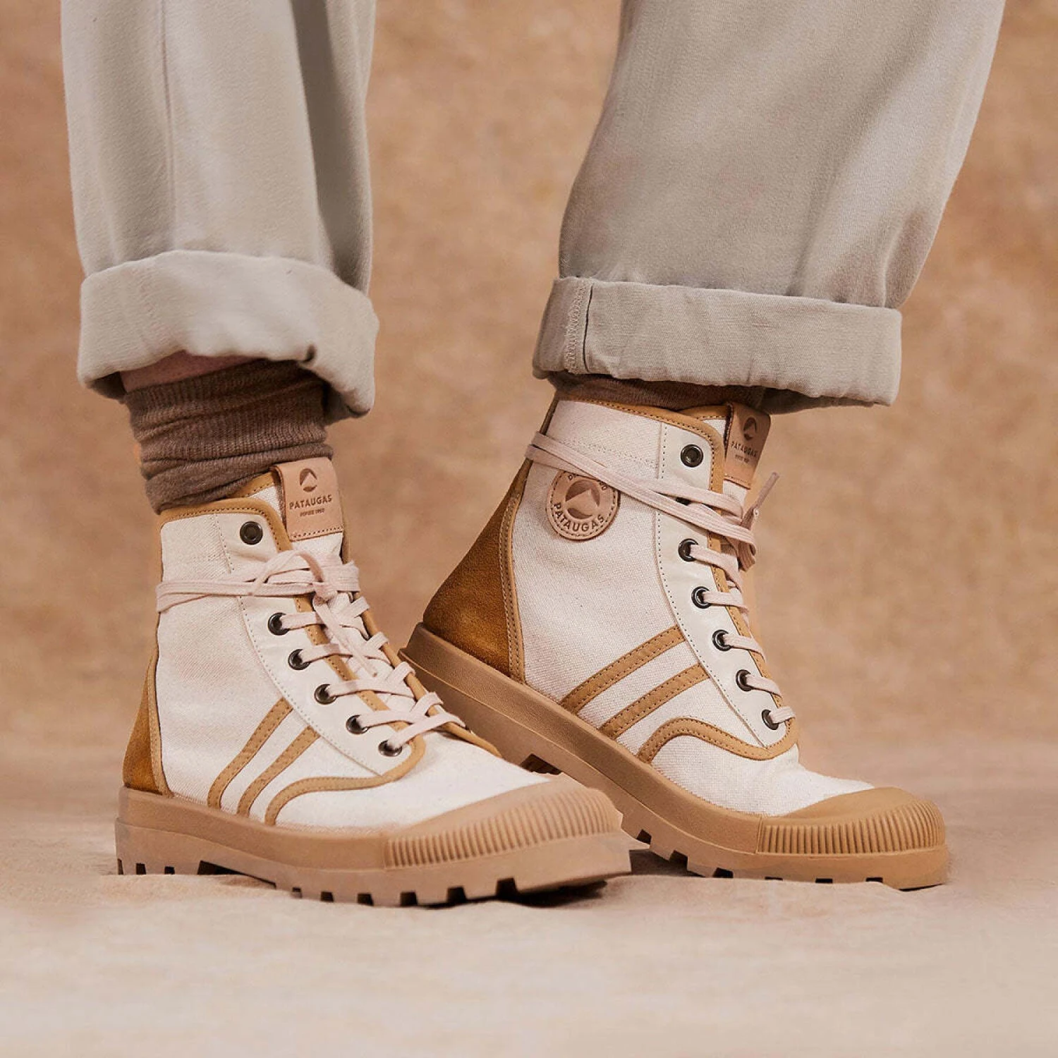 Bottines Femme Pataugas OG/M/MIXTC F4H 6 Bottines Femme Pataugas OG/M/MIXTC F4H – Image 4